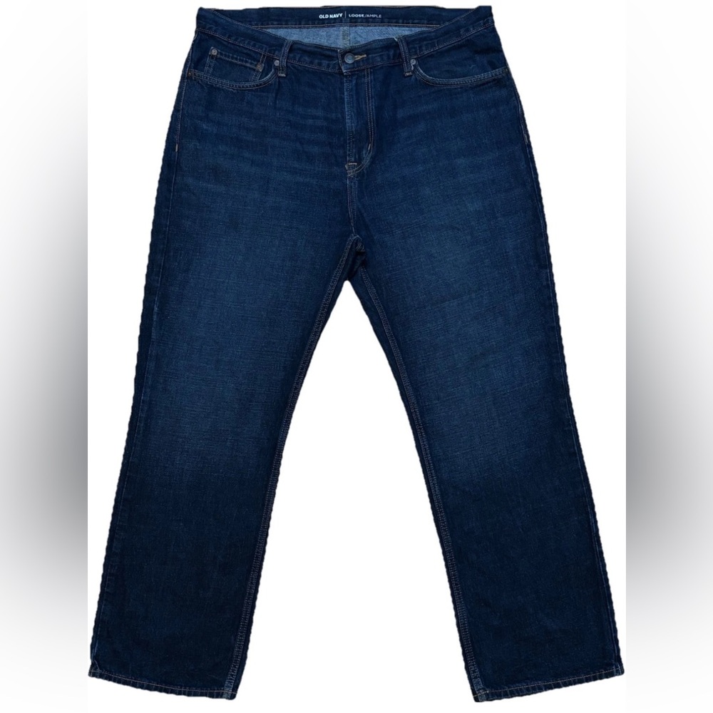 Vtg OldNavy LooseAmpleWideLeg90sJeans GrungeBaggyY2k 100%CottonSkater Prep 38x30